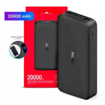Power Bank 20000 MAh – Chargement Rapide – 18W – Noir
