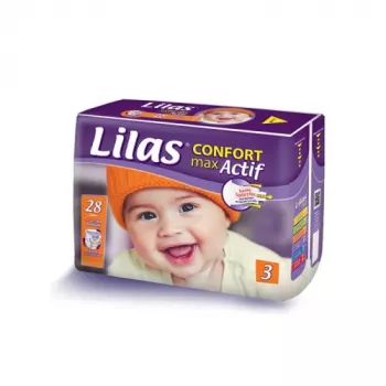 Couches Bébé Lilas Confort Max 5-10