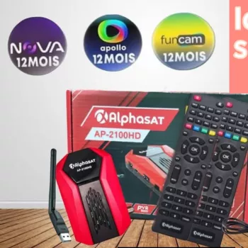 Récepteur Alphasat AP-2100HD+cle wifi