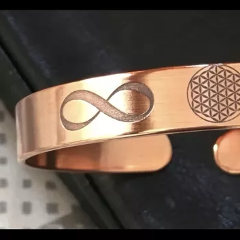 Bracelet cuivre fleur de vie