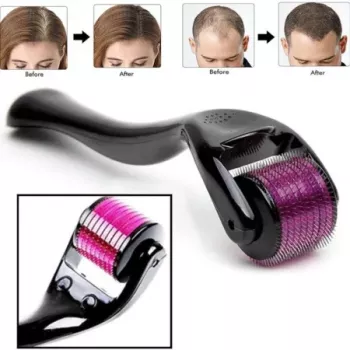 Derma Roller Pour La Croissance Des Cheveux 0,5 Mm Avec Aiguilles En Titane