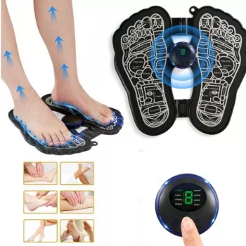 Masseur De Pieds Électrique – Stimulateur Musculaire Portable et Pliable