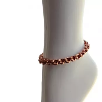 Bracelet crochet en cuivre therapeutique