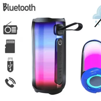 Haut-parleur Bluetooth – Chargeur Sans Fil -Noir