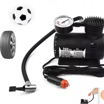 Pompe De Gonflage de Compresseur D’air De Voiture – Électrique Portable – 300 PSI – 12V