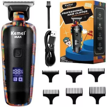 Kemei Tondeuse à Cheveux & Barbe Professionnelle Pour Hommes & Femmes