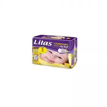Couches Bébé Lilas Confort Max 1