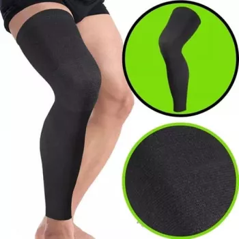 Genouillère De Compression Élastique Longues – 3D Haut De Gamme