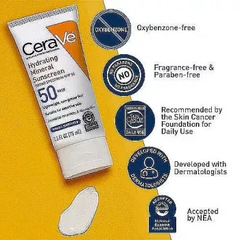 Cerave hydrating minéral spf 50